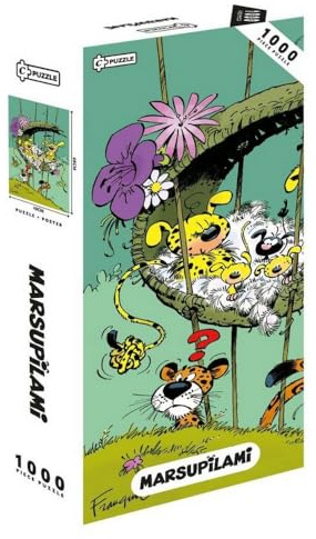 Plastoy Marsupilami Puzzle mit 1.000 Teilen - Poster inklusive