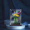 Vetrina in acrilico con vite per bouquet di fiori selvatici LEGO® 10313 (Il set Lego non è incluso) (senza sfondo)