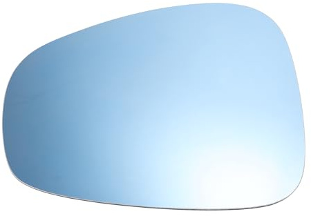 A ABSOPRO Autospiegelglas links für Alfa Romeo Giulietta 2010-2021 mit Heizung und blau Konvexglas-Rückplatte ersetzen