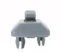 MKVAXR 2 uds. Soporte de Clip for Parasol de Coche, Gancho Interior for Parasol, for Audi, for A1 A3 A4 A5 A7 Q3 Q5 B6 B7 B8 S4 S5 8E0857562A 8U0857562 Gris Clip de Soporte para Visera Solar