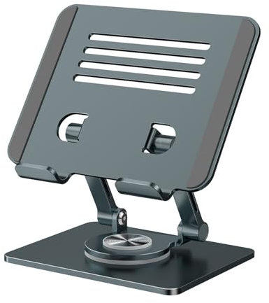 Supporto per computer regolabile Staffa pieghevole per computer portatile per scrivania Supporto per computer girevole a 360 gradi per notebook portatile