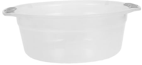 Healvian Bassine à Linge Plastique Lavabo Portable De Capacité Importante Bassine Pour Bains Nettoyage Du Visage