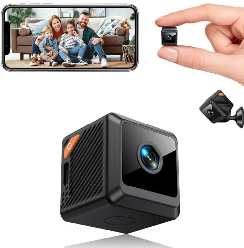 Custom Catch Spy Camera, Hidden Camera with Bluetooth Quick Connect - 4K HD Wireless WiFi Camera, 10H Battery, Night Vision & Motion Detection, Cloud/SD Storage for Home Surveillance Indoor Nanny Cam