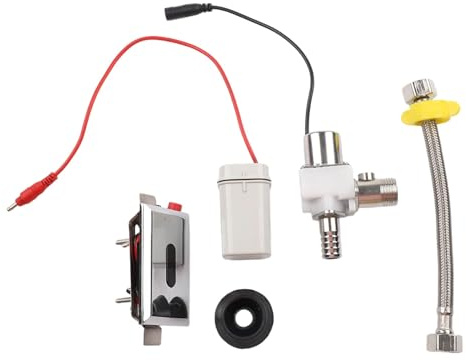 Tidevib Automatic Infrared Urinal Flush Valve Sensor Kit, for Easy Maintenance with Water Saving and Hygienic Touch- Operation