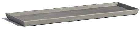 SOTTOVASO RETTANGOLARE GRIGIO 55CM ECOPOTS