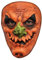 Grinsender Kürbis Maske des Grauens aus Latex - Erwachsenen Horror Kostüm Halbmaske - ideal für Halloween, Karneval, Motto-Party