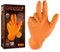 Connect 37300 Grippaz Medium Orange Nitrile Gloves Box 50pc/25 Pairs