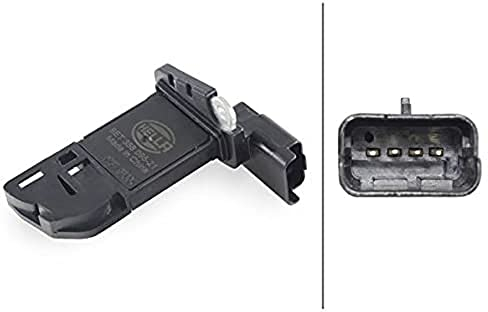 HELLA 8ET 358 095-211 Debimetro, 4a... poli, avvitato, con guarnizione