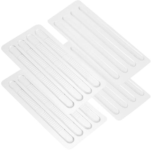 Healifty Lot de 16 sangles de chaussures invisibles pour sandales, bride arrière, semelles à talons hauts, protection contre les pincements