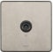 Legrand Synergy Sleek Design 832040 television socket, single male, brushed stainless steel