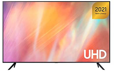 Samsung TV UE43AU7190UXZT, Smart TV 43, Modello AU7190, Crystal UHD 4K, Compatibile con Alexa, 2022, DVB-T2, Grigio (Titan Grey) [Escl. Amazon]