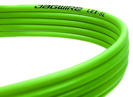 1 Meter JAGWIRE Schaltzug Aussen Hülle Bowdenzug LEX-SL Slick Lube Neon Grün