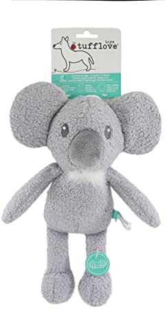 Rosewood Tufflove Koala Small, Tough Dog Toy, For Small to Medium Dogs, Grey