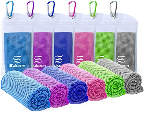 Kühlendes Handtuch, Kühltuch Set,Kühltücher Hals, Handtuch kühlend, Cooling Towel, Kühltücher Sport, Kühlendes Tuch, Eishandtücher für Wandern, Laufen, Tennis, Reisen