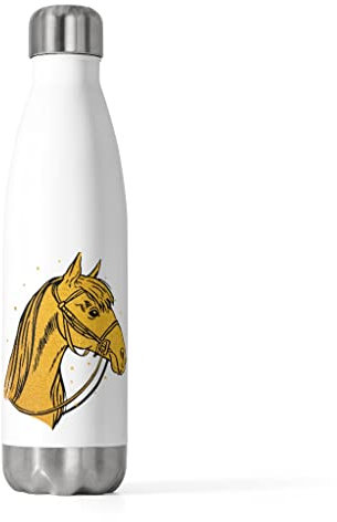 20oz Insulated Bottle Hilarious Horseback Riding Horses Foal Donkey Enthusiast Humorous Racehorse 20oz