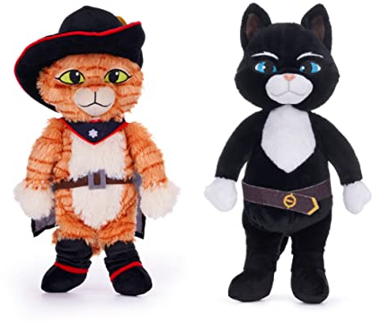 The Last Wish Plüschtier Kater in Stiefeln, 30,5 cm, 2 Stück