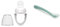 Dr. Brown's Alimentador Antiahogo De Silicona Gris (4M) & Suavinex - Cuchara de Silicona Adecuada Para Encías Sensibles Apta Para Lavavajillas Para Bebés +4 Meses, Color Verde
