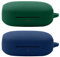 Acadeny Silicone Cover Compatibile per oneplus buds pro 2,[Supporta la ricarica wireless] [Custodia protettiva antiurto] 2x blue green