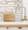 GAULAN 453169 - Papel Pintado vinílico Lavable Efecto ladrillo Vintage Blanco y Rojo Relieve 3D para Pared salón Cocina baño Comedor - Rollo de 10 m x 0,53 m