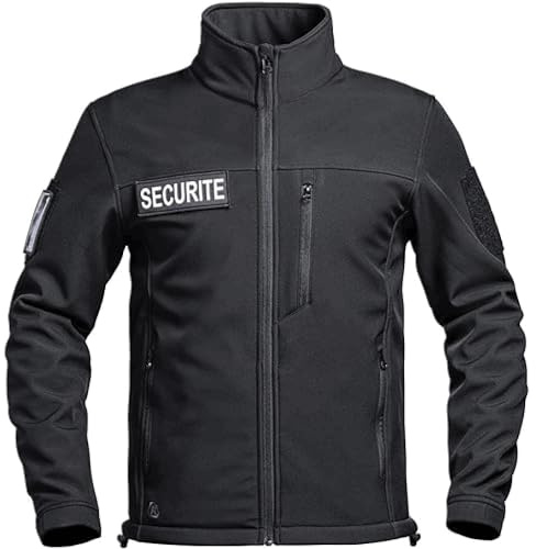 A10 Equipment Softshell-Jacke, Sicherheitsjacke, Schwarz