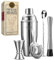 Cocktail Shaker, STNTUS 750ml Cocktail Shaker Edelstahl, 5 Stück Professionell Cocktailshaker Set mit Sieb, Messbecher, Barlöffel, Stössel, Mixer Barkeeper Set