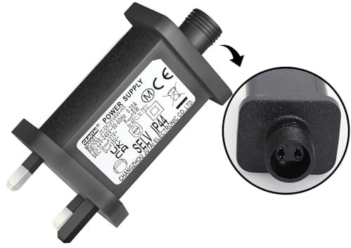 String Lights Indoor-Outdoor Power Adapter for CZJUTAI JT-DC 31V6W /4.5W /3.6W-IP20 Christmas Lighting (ScrewSocket(Single-mode) 31V6W 1PCS)