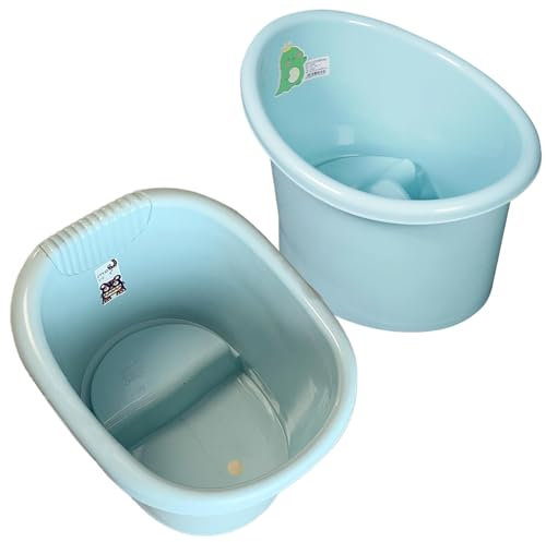 Baignoire - Baignoire De Voyage Ergonomique Pour | Seau De Bain Confortable | Seau À Eau De Salle De Bain | Baignoire De Voyage Antidérapant | V