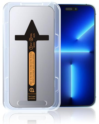 Gqiwub Flair Frost Screen Protector, 2024 New Invisible Screen Protector for iPhone- Dust Free Without Bubbles Easy Installation for iPhone 12/13/14/15 Pro Max (Anti-Peeping, For iPhone 12 Pro Max)