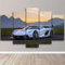 FatAco 5 Paneele Leinwand mit Rahmen Koenigseg Jesko Super Car Racing Bild Kunstdruck Leinwand Gemälde Wandmalerei Home Office Wohnzimmer Schlafzimmer Dekoration Ready to Hang