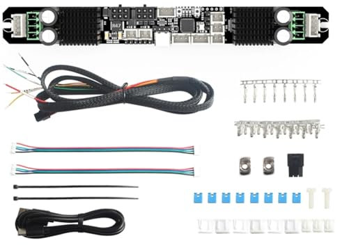 Luejnbogty Placa Base DFH PITB V2.0 Basada en el Potente Módulo Controlador de Motor XY RP2040 con Interfaz CAN/CANFD Integrada Dos TMC5160