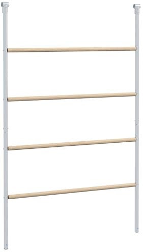 PawHut Sitzleiter für Hühner aus Holz, Hühnerleiter Hühnerspielplatz Sitzstange Klettergerüst für 4-6 Hühner 140 x 86 x 2,5 cm Naturholz
