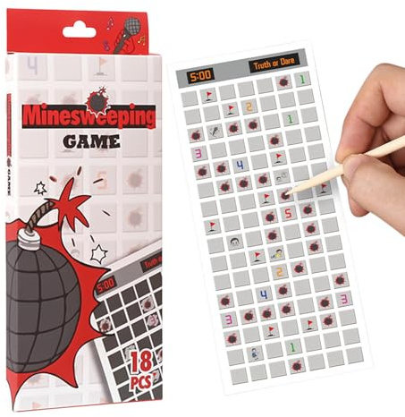 Interactive Challenging Puzzle Cards, Scratch Off Puzzle Game, Fun Tabletop Board Activities for Holidays Birthdays Camping Family Nights Friend Gatherings Vacation Travel