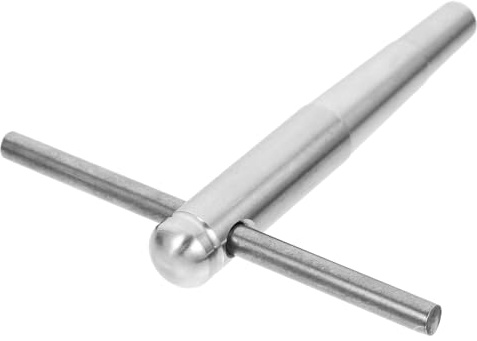 Trompeten Richtwerkzeug aus Metall, 1 Satz für Reparatur | Silberfarbenes Zentrierzubehör, zum Justieren und Formen von Blasinstrumenten, für Musikschüler und Reparaturer