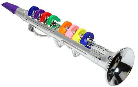 Generic Kinderspielzeug-Klarinette, Langlebiges Kunststoff-Saxophon-Musikinstrument für Kleinkinder, Sicheres Material für Kinder über 3 Jahre