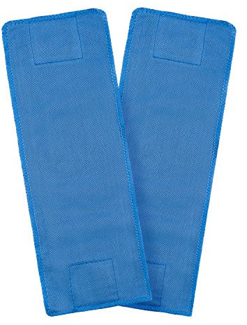 Tyroler paños de limpieza de microfibra de repuesto - se utiliza con el limpiador magnético de ventana deslizante- Supersuave, no abrasivo, muy absorbente ropa (Azul - paquete de 2)