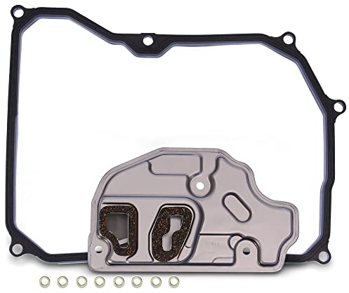 BESTPRICE 1x Hydraulikfiltersatz für Automatikgetriebe inkl. Dichtung Kompatibel mit A udi A3 (8P1, 8PA), TT, SEAT ALTEA (5P1), SKODA FABIA, OCTAVIA, ROOMSTER, VW GOLF, JETTA, NEW BEETLE, POLO, TOURAN