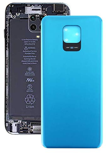 ZAORUN Originale Batteria Cover Posteriore Compatible per Xiaomi redmi Nota 9S / redmi Nota 9 PRO/redmi Nota 9 PRO Max Parte di Ricambio Cellulare (Colore : Blue)