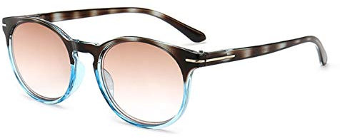 keephen Fashion Round Frame Reading Glasses Women Men Tinted Lenses Presbyopia Eyeglasses Anti Fatigue Computer Eyewear +1.0 to +3.5