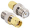 Boobrie 2 Stücke SMA zu F Koax Adapter SMA Stecker auf F Buchse Koaxialkabelstecker Adapter für LAN/LMR-Funkantennengeräte/HF-Koaxialkabel/WiFi-Funkgeräte Externe Antenne