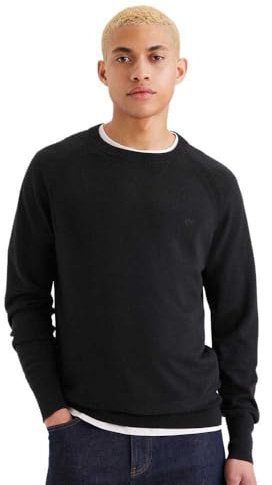 Dockers Herren Crewneck-Pullover aus Baumwolle