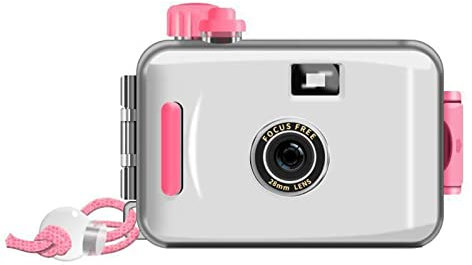 HOJO Disposable Camera Single Use Film Camera/Reusable 35mm Film Camera,One time Imaging,5m Waterproof,Retro Style Film Camera Multipack (WhiteC,Basic)