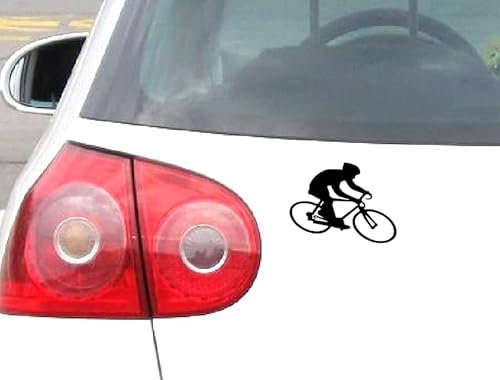 Adesivo per ciclisti da corsa, adesivo sportivo per auto, ciclismo (RPt18/2) (10 cm x 8 cm)