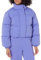 Amazon Essentials Doudoune Courte à Fermeture Éclair Intégrale (Polaire Matelassée Mate ou Sherpa) Femme, Bleu Violet, M