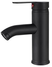 Robinets De Lavabo En Acier Inoxydable Noir Lavabo Lavabo Robinet Monotrou Eau Chaude Et Froide Mitigeur,jaune