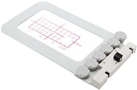 Embroidex Metall/magnetischer Stickrahmen RE10B für Janome Memory Craft MC 500E 400E 550E Elna Expressive #864415004 100 mm x 40 mm