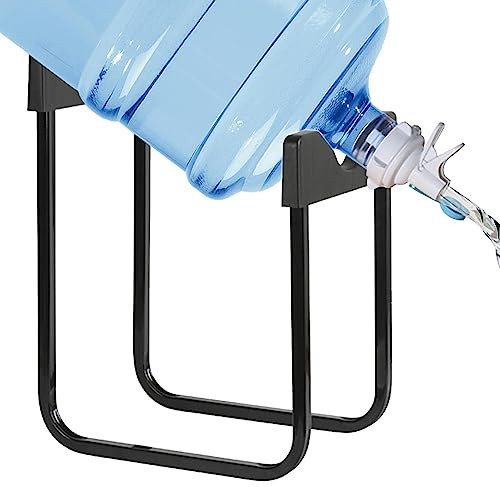 Support de distributeur d'eau pour bouteille de 10,5 à 18 litres | Bouteille d'eau antidérapante avec bec verseur – Convient pour bouteille d'eau non filetée de 55 mm de diamètre Zorq