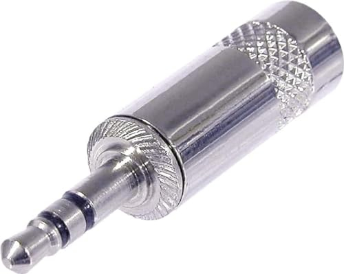 REAN - Fiche mini jack 3,5 stéréo pour cable ø4mm
