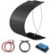 WUZECK Solarpanel-Kit Flexibel 100W 12V Monokristallines Flexibles Solarmodul+10A 12V/24V Solarladeregler + Solarkabel Off-Grid-System Solaranlage Häuser Garten Balkon Flachdach Ziegeldach