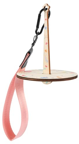 Garnhalter Handgelenk, Tragbarer Handgelenk-Garnhalter aus Holz Garnhalter Wolle Handgelenk mit Armband Garnspinner aus Holz Garnknäuelhalter Strickzubehör Geschenk für Bastelliebhaber