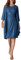 GRACE KARIN Women 2 Pieces Elegant Wedding Outfits Dress Suit Sequin Dress+3/4 Sleeve Chiffon Cover Up Grey Blue Size 14
